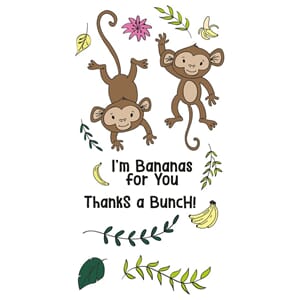 Sizzix - Going Bananas Clear Stamps by Catherine Pooler