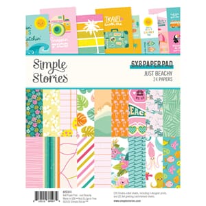 Simple Stories - Just Beachy 6x8 Inch Paper Pad