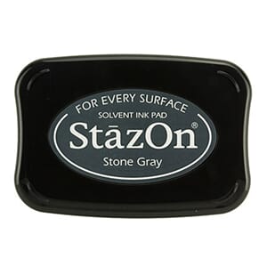 StazOn Solvent Inkpad - Stone Gray