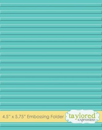 Taylored Expressions Corrugated Embossing Folder