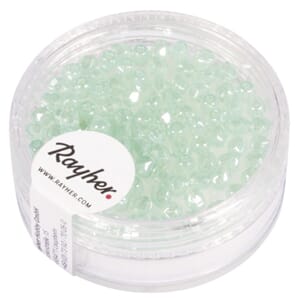 Glassperle fasettslipt 3mm ø - Mint