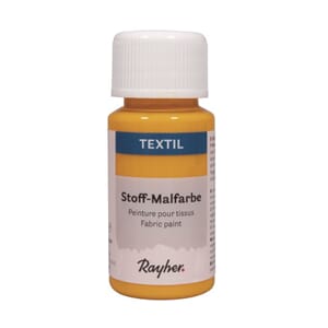 Tekstilmaling - Sol gul, flaske 50 ml