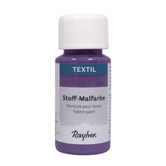 Tekstilmaling - Lavender, flaske 50 ml