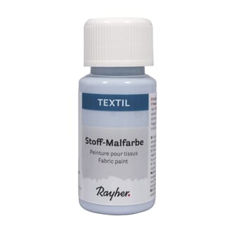 Tekstilmaling - Lyseblå, flaske 50 ml