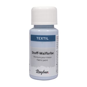 Tekstilmaling - Lyseblå, flaske 50 ml