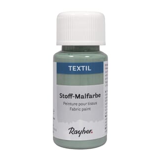 Tekstilmaling - Grågrønn, flaske 50 ml
