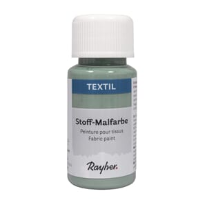 Tekstilmaling - Grågrønn, flaske 50 ml