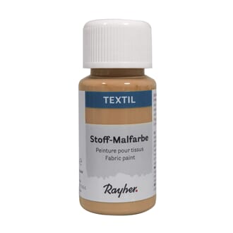Tekstilmaling - Beige, flaske 50 ml