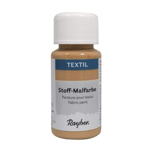 Tekstilmaling - Beige, flaske 50 ml