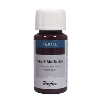 Tekstilmaling - Sjokolade, flaske 50 ml