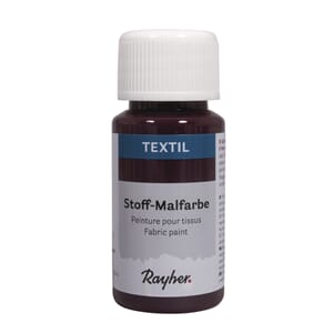 Tekstilmaling - Sjokolade, flaske 50 ml