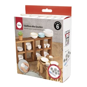 Støpeform - Miniatyr skåler, str 13-34 mm, 6-sett