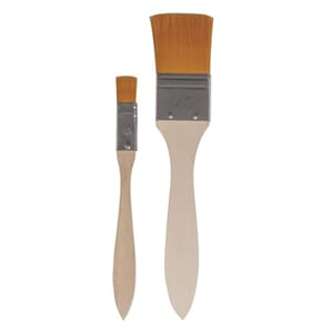 Penselsett - Flat pensler, 2 stk
