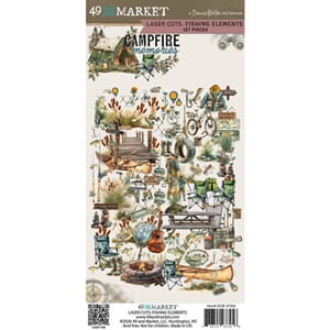 49 And Market - Fishing Campfire Memories Laser Cut Elements
