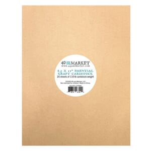 49 and Market - Essential Kraft 8.5x11 Inch Cardstock