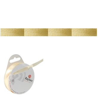 Sateng bånd 3mm - Gull, 10 meter