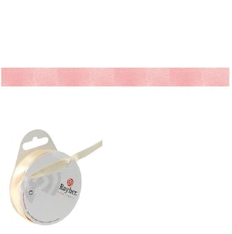 Sateng bånd 3mm - Lys Rosa, 10 meter