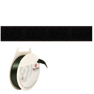 Sateng bånd 10mm - Sort, 10 meter