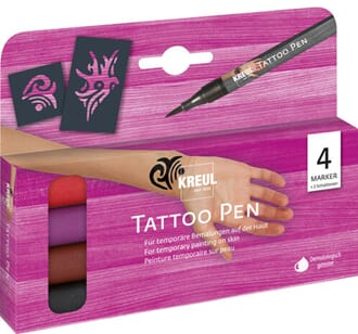 KREUL - Tattoo Pen Tribals, 4 tusjer