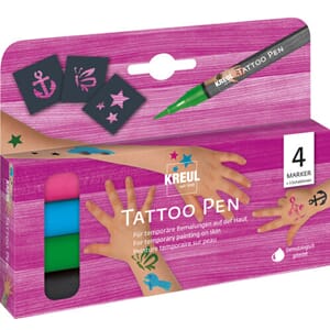 KREUL - Tattoo Pen Anchor, Stars, Butterfly