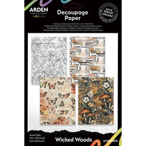 Arden - Wicked Woods 6x8 Inch Decoupage Paper
