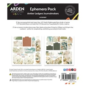 Arden - Amber Ledgers Ephemera Pack Journalmakers