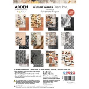 Arden - Wicked Woods 6x8 Inch Paper Pad
