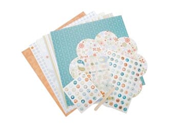 Autum Leaves: Scrapbook Page Kit 12x12inch - Mod Daydream
