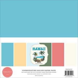 Hawaii 12x12 Inch Coordination Solids Paper Pack