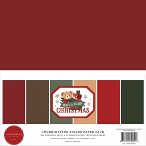 Carta Bella - Have A Beary Christmas 12x12 Inch Coordination