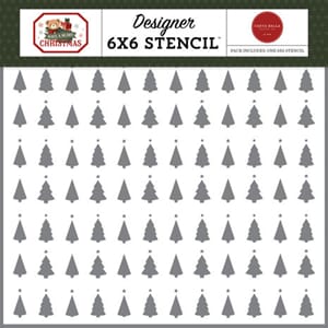 Carta Bella - Trim The Trees Stencil Have A Beary Christmas