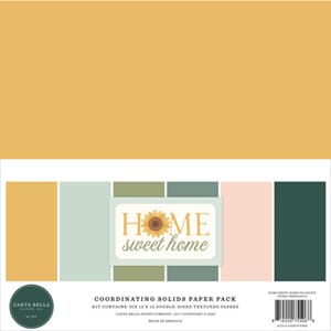 Carta Bella - Home Sweet Home 12x12 Inch Solids Paper Pac
