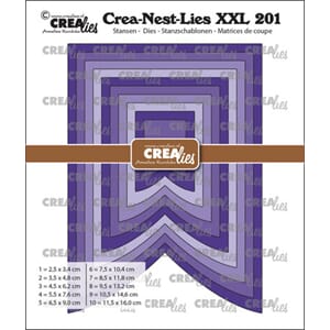 Crealies - Banner C Smooth XXL Dies
