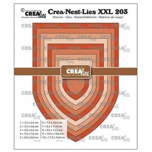 Crealies - Banner D / Church Arch Smooth XXL Dies