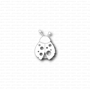 Gummiapan - Marihøne dies, str 10,5x15,5 mm