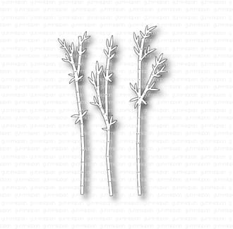 Gummiapan - Bambus dies, str 19,6 x 99,3 mm