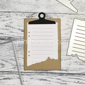 Gummiapan - Clipboard dies, str 60x85 mm