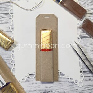 Gummiapan - Sjokolade eske dies, str 35x105x10 mm