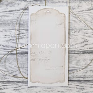 Gummiapan - Tag med dekor dies, str 65 x 141,5 mm