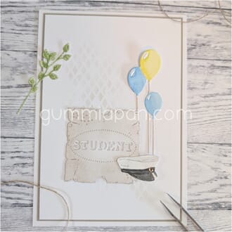 Gummiapan - Ballonger, str 24 x 86 mm