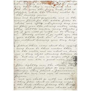Stamperia - Our Way A4 Rice Paper Handmande Letter