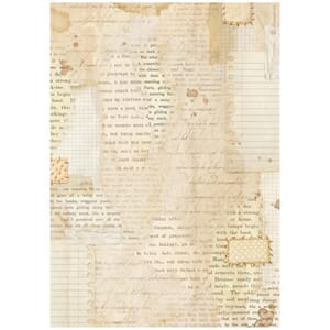 Stamperia - Cozy Family A4 Rice Paper Books Scraps