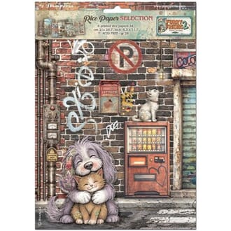 Stamperia - Furry Friends 2 A4 Rice Paper Selection