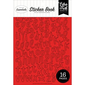 Echo Park - Essentials Red Alpha Sticker Book