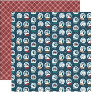 Echo Park - Snowman Snowglobes - Wonderful Winterdays