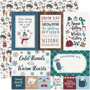 Echo Park - Winter Journaling Cards - Wonderful Winterdays
