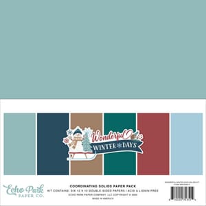 Echo Park - Wonderful Winter Days 12x12 Inch Coordination So