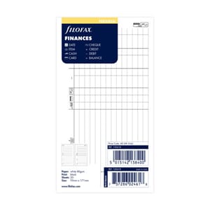 Filofax - Personal Økonomi Symboler, 20 ark