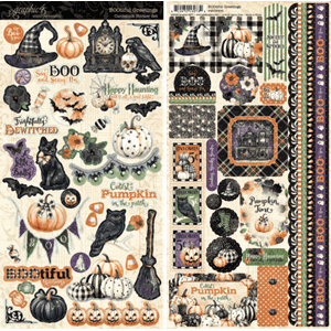Graphic 45 - BOOtiful Greetings Sticker Set