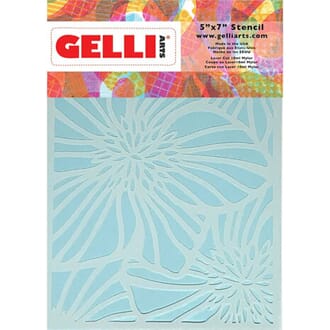 Gelli Arts - Hellebore 5.25x7.25 Inch Stencil